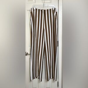 BBJ Los Angeles Striped Wide Leg Pants NWOT